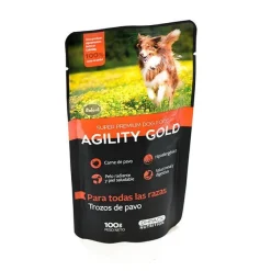 Agility Gold Trozos de Pavo x 100 gr | Nutrición Mascotas y Animales | Tierragro Colombia