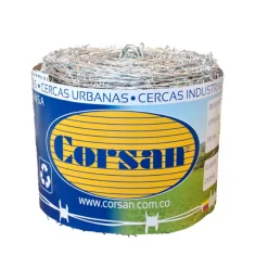 Alambre púas Corsan 16.5 x 400 m Seguridad y durabilidad para cercados