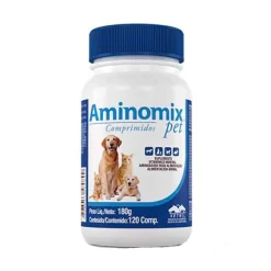 Aminomix Pet - 120 Tabletas | Farmacia Animales y Mascotas | Tierragro Colombia