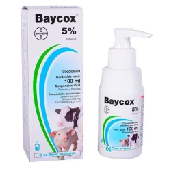 Baycox 5% x 100 ml | Farmacia Animales y Mascotas | Tierragro Colombia