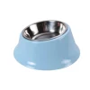 Bebedero Azul Mascota Acero Inoxidable para perros y gatos