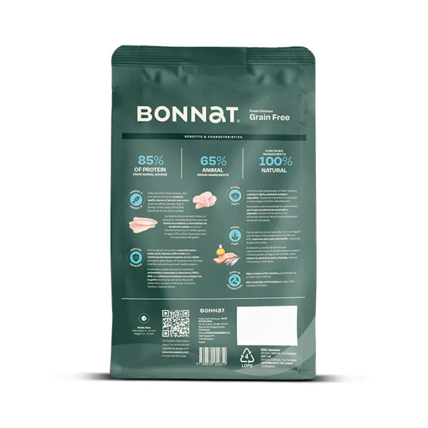 Bonnat Alimento Super Premiun Para Gatitos 1,5 kg