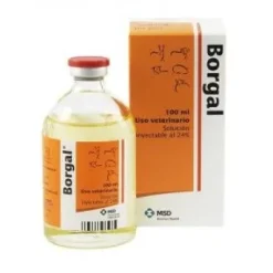Borgal Inyectable 100 ml: Antibiótico para Caballos y Bovinos