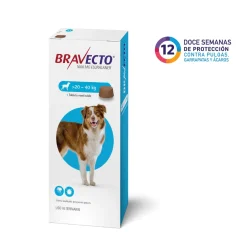 Bravecto Antiparasitario Perros 20 a 40 Kg Contra Pulgas y Garrapatas