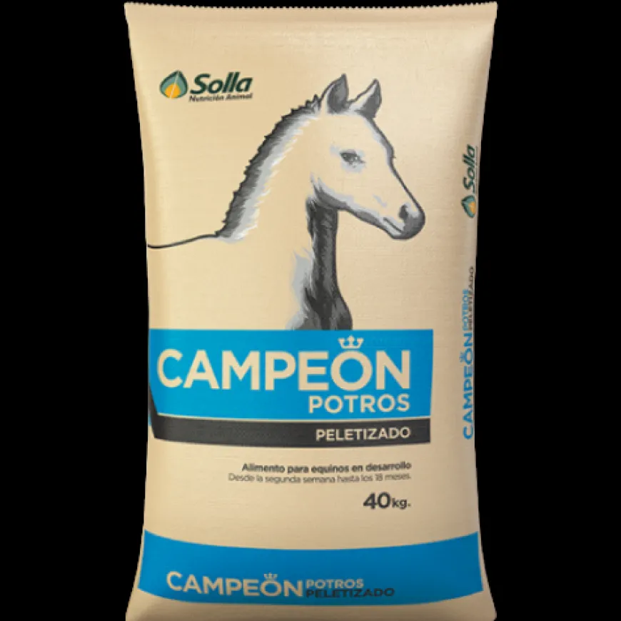 Campeón potros pelet x 40 kg | Nutrición Mascotas y Animales | Tierragro Colombia