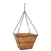 Canasta Cuadrada + Capacho 18 cm | Materas y Soportes | Tierragro Colombia