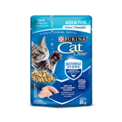 Cat Chow Pouch Adulto Pescado 85 g alimento húmedo para gatos