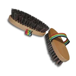 Cepillo Duro de Madera para Equinos Limpieza y Cuidado Equinos