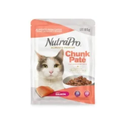 Chunk Paté Gatos Salmón NutraPro 85g Nutrición Completa para tu Gato