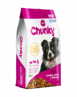 Chunky Adulto Alimento Perros con Cordero, Arroz y Salmon de Verdad