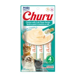 Churu Snack Gato Pollo. Cangrejo x 4 Unds 14 Gr