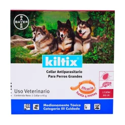 Collar Antiparasitario Perros grandes Kiltix Protección hasta 4 Meses