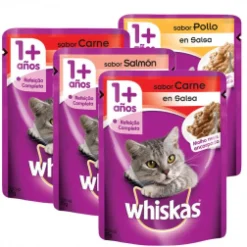 Comida Humeda Para Gato Whiskas Promocion Pague 7 lleve 8