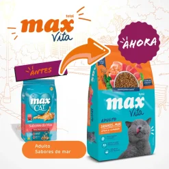 Comida Para Gato Max Vita Adulto Sabores de mar 1 kg