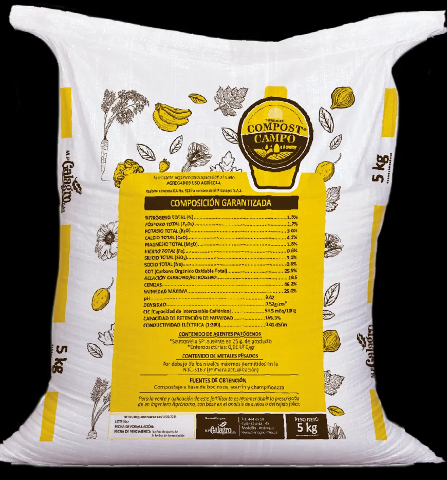 CompostCampo | Fertilizantes Jardinería | Tierragro Colombia