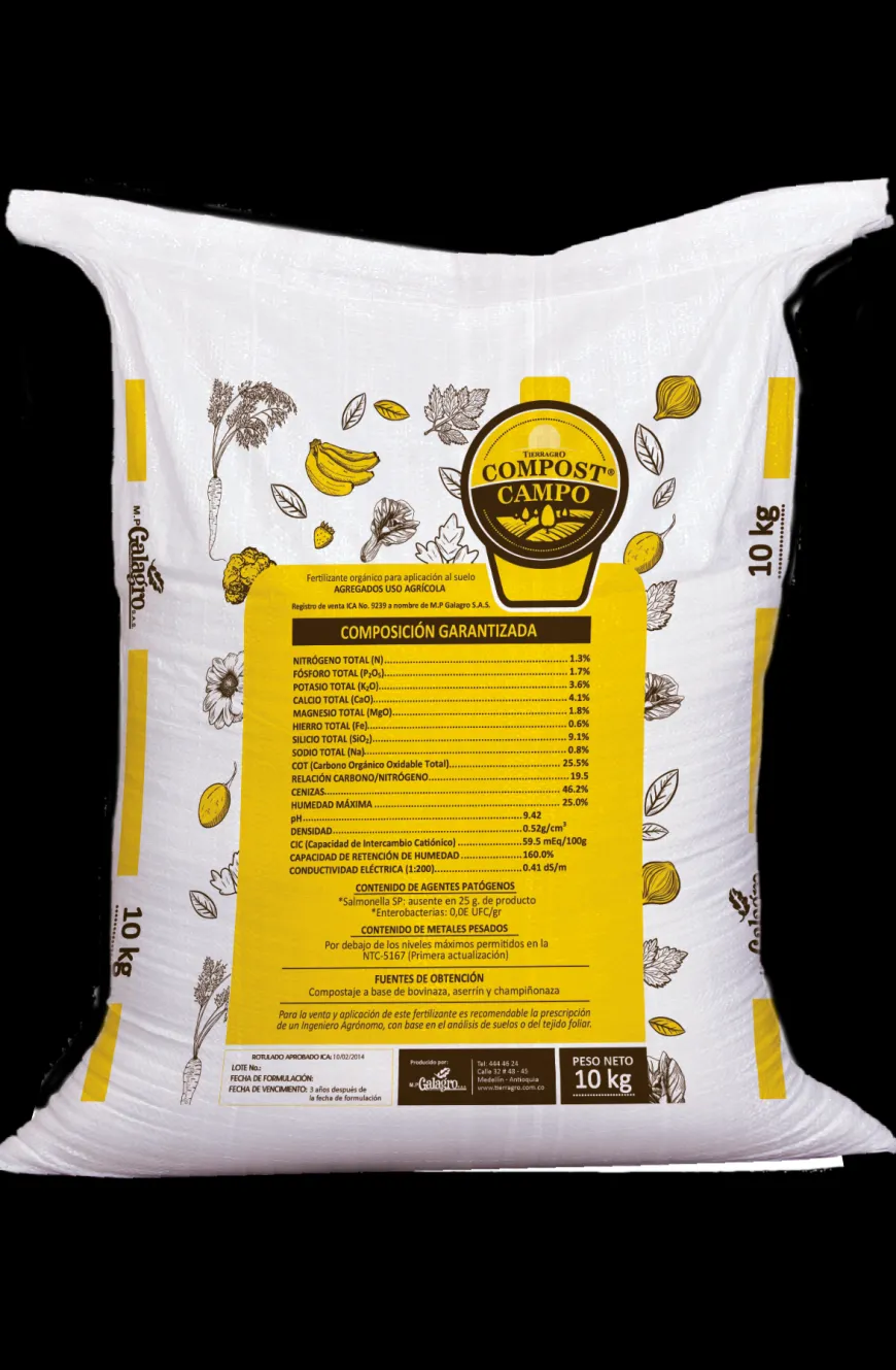 CompostCampo | Fertilizantes Jardinería | Tierragro Colombia