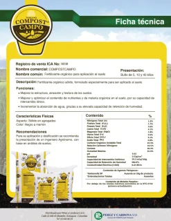 CompostCampo | Fertilizantes Jardinería | Tierragro Colombia