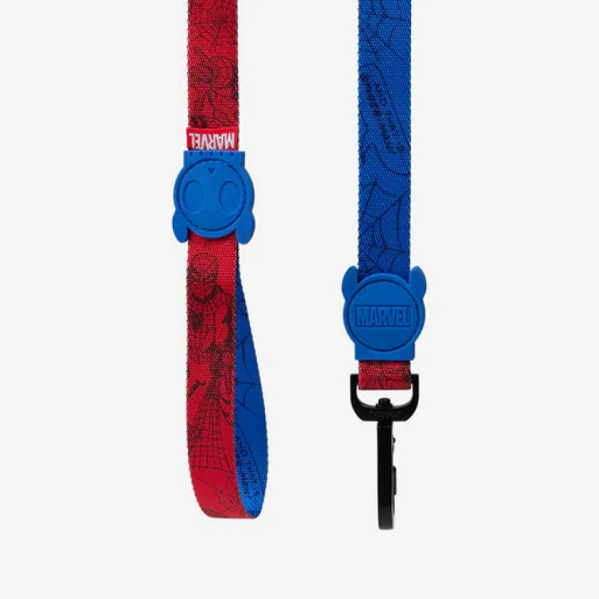 Correa Spider-Man para perro Marvel diseño resistente. Zeedog