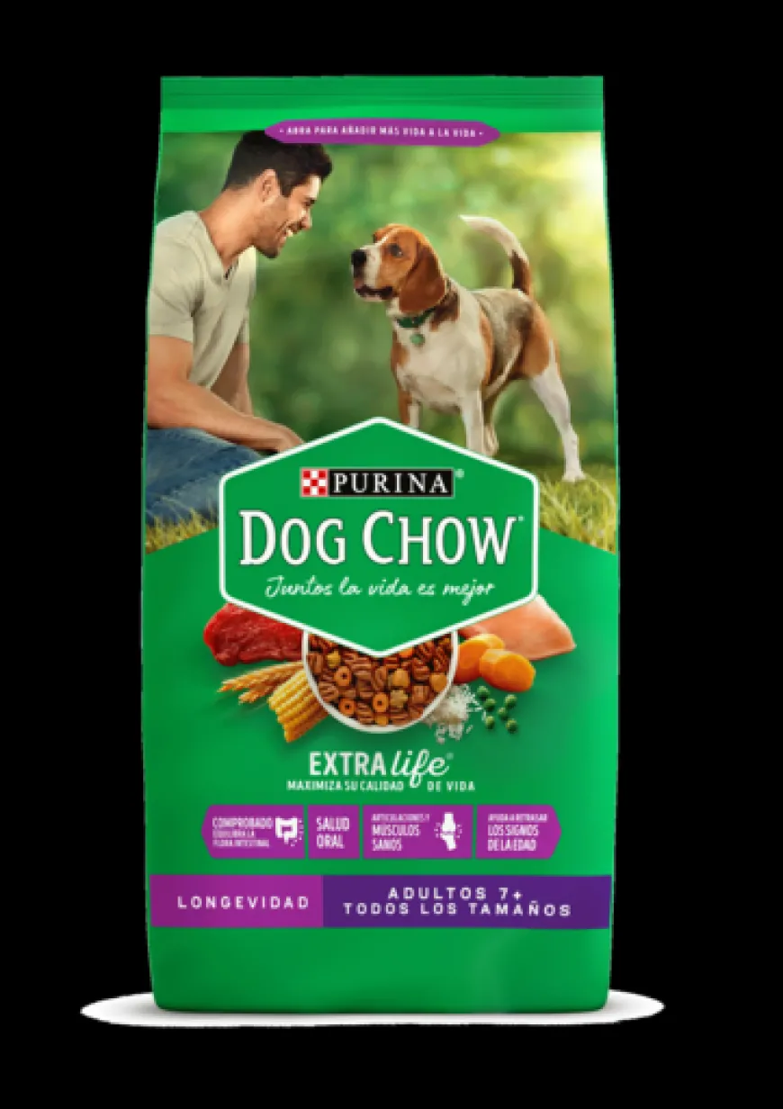 Dog Chow Longevidad adulto +7 | Nutrición Mascotas y Animales | Tierragro Colombia