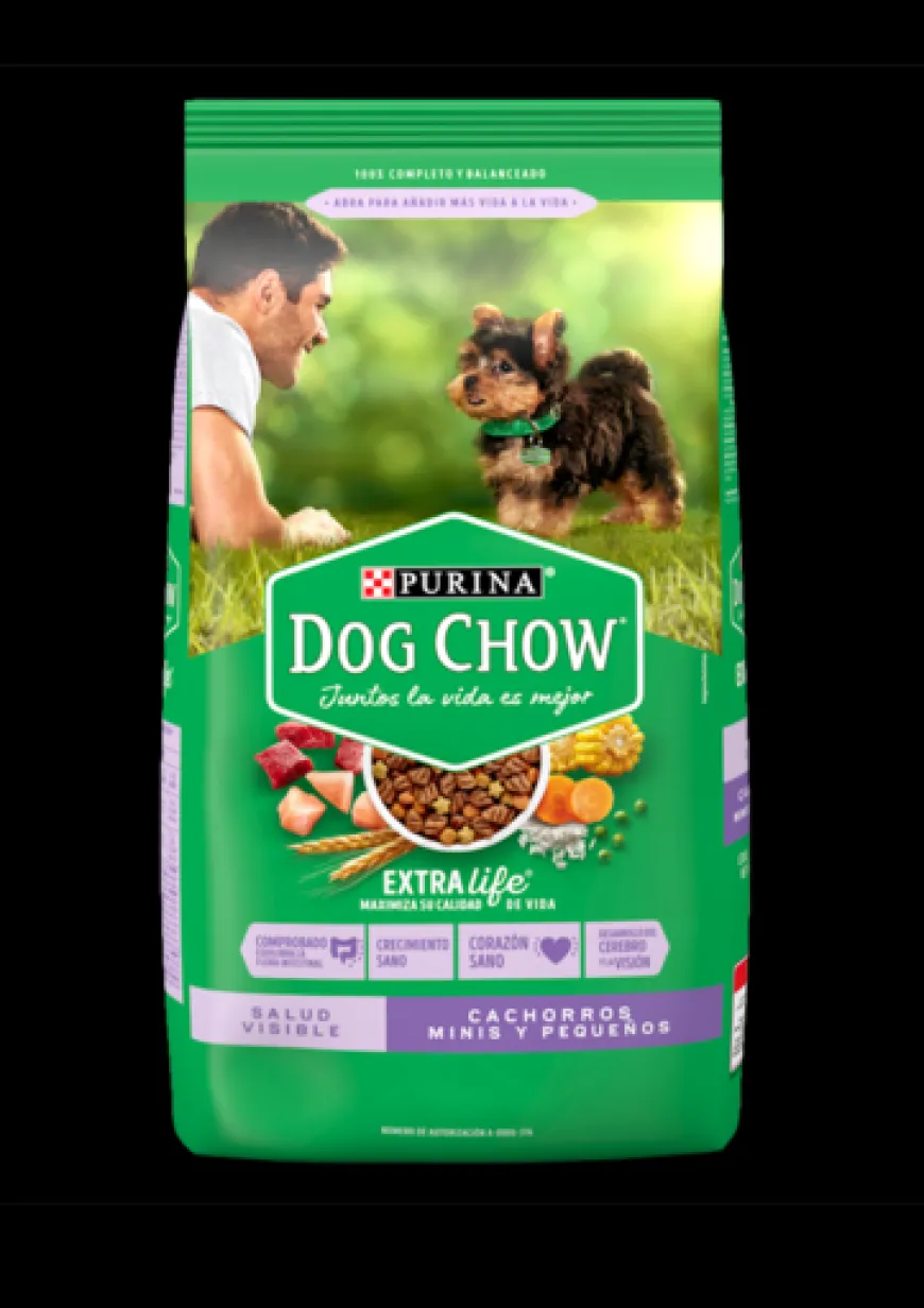 Dog Chow Salud visible cachorros minis y pequeños | Nutrición Mascotas y Animales | Tierragro Colombia