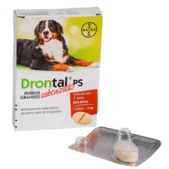 Drontal Ps > 35 kg x 1 Tabletas | Farmacia Animales y Mascotas | Tierragro Colombia