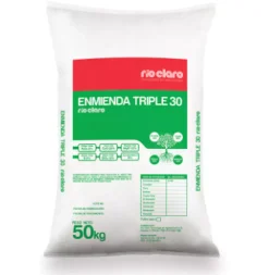 Enmienda Triple 30 Rio Claro x 50 kg | Fertilizantes Jardinería | Tierragro Colombia