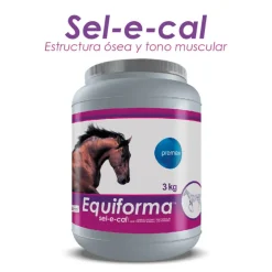 Equiforma Sel-E-Cal 3 Kg Suplemento para Caballos con Calcio y Magnesio