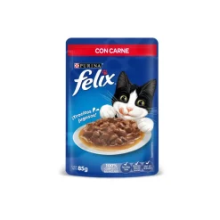 Felix Classic con Carne 85 g alimento húmedo para gatos