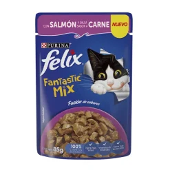 Felix Fantastic Mix Salmón Y Salsa Sabor A Carne