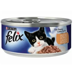 Felix Filetes de Pollo y Salmon en Salsa 156 gr | Nutrición Mascotas y Animales | Tierragro Colombia