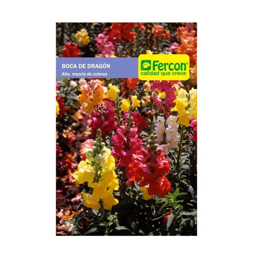 Flor Boca de Dragón Colores 0.3 gr | Semillas Jardín | Tierragro Colombia
