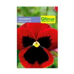 Flor Pensamiento Rojo 0.3 gr | Semillas Jardín | Tierragro Colombia
