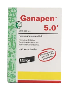 Ganapen Antibiótico para Equinos y Bovinos Acción Prolongada y Eficaz