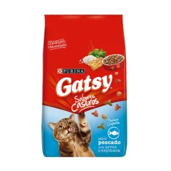 Gatsy Sabor Pescado, Arroz y Espinaca 1.5 Kg alimento nutritivo gatos