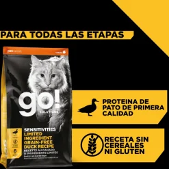 Go! Sensitivities Receta De Pato Para Gatos 1.4Kg