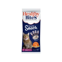 Healthy Bites Cream Gato Camarón 56g Suplemento Nutritivo para Gatos