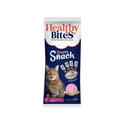 Healthy Bites Cream Gato Pavo Arándanos 56g Suplemento Nutritivo para Gatos