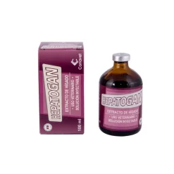 Hepatogan Fco 100ml Inyectable para Anemia y Convalecencia Animales