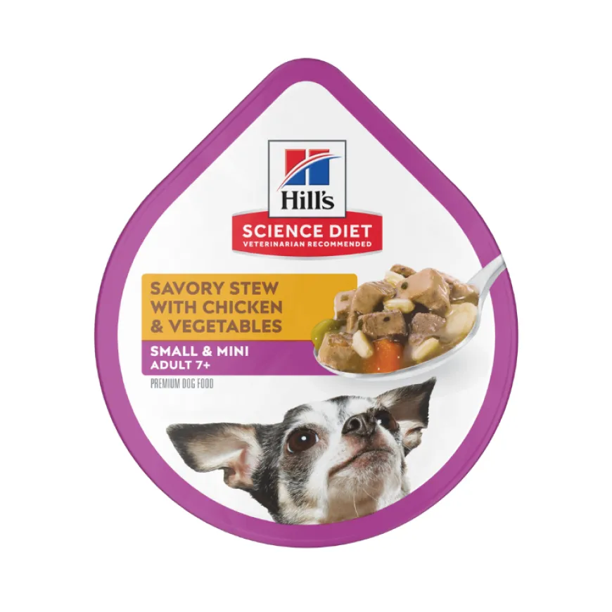 Hill's Perro Senior Raza Pequeña Pollo 99 g en estofado