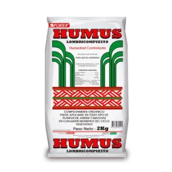 Humus Lombricompuesto x 2 Kg Abono Orgánico Natural para tus Plantas
