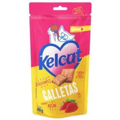 Kelcat Galletas de Atún 40 g Salud Digestiva para Gatos Bolas de Pelos