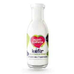 kéfir natural manzana kiwi x 220 ml probiótico refrescante
