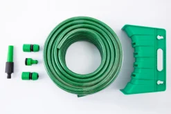 Kit Manguera Rausan 1/2" x 18 cms con accesorios | Herramientas Jardinería | Tierragro Colombia