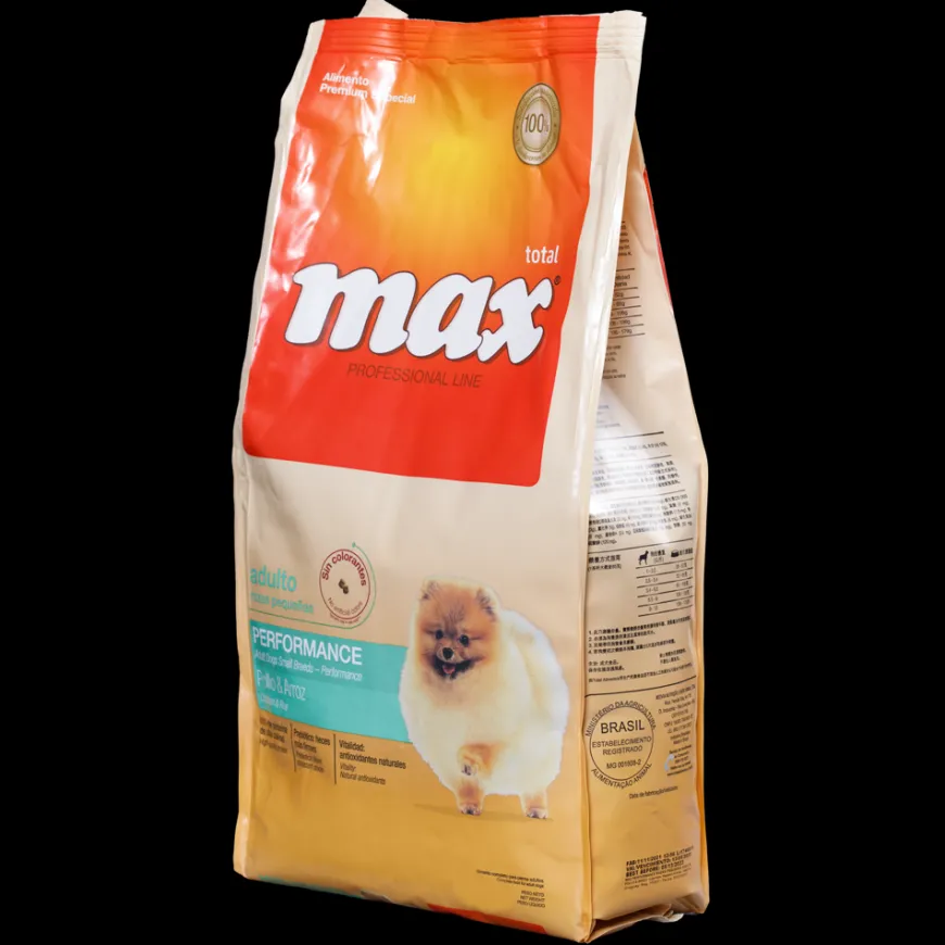 Max Adulto Alimento Para Perros Razas Pequeñas Performance x 8 kg