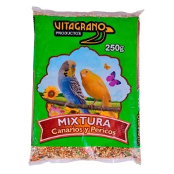 Mixtura Canarios y pericos x 250 gr | Aves | Tierragro Colombia