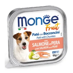 Monge Dog Fruit Salmon And Pear X 100 Gr