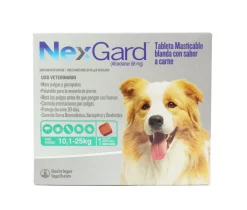 NexGard 10 a 25 kg Solución Efectiva Contra Pulgas y Garrapatas