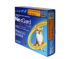 Nexgard Spectra XS 2-3.5 Kg Protección Total Pulgas y Parásitos