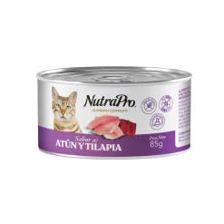 Nutrapro Lata Gato Atún Y Tilapia 85 Gr