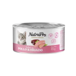 Nutrapro Lata Gato Pollo E Higado 85 Gramos